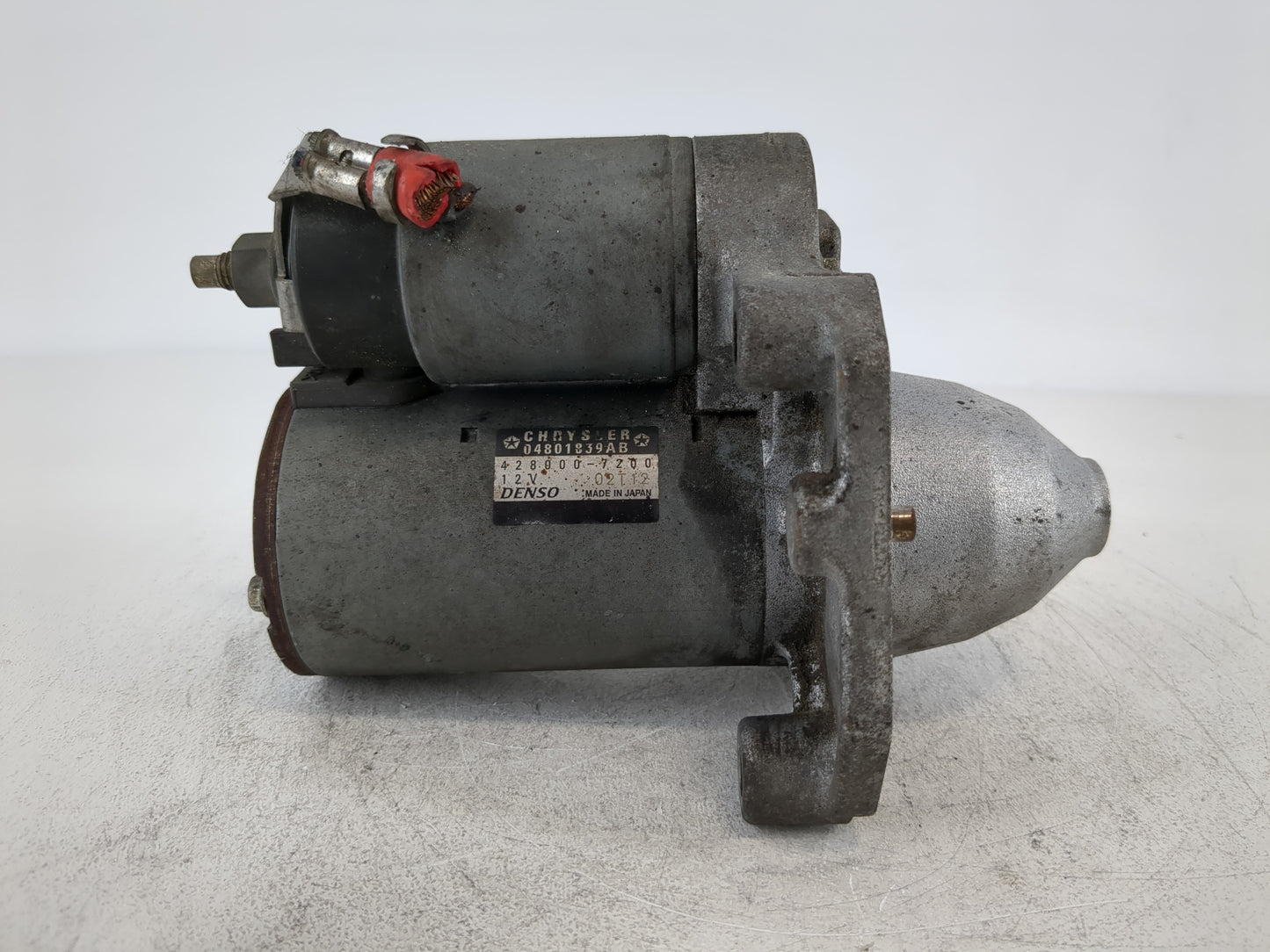 2016 Dodge Caravan Car Starter Motor Solenoid OEM P/N:428000-7200 04801839AB Fits OEM Used Auto Parts - Oemusedautoparts1.co