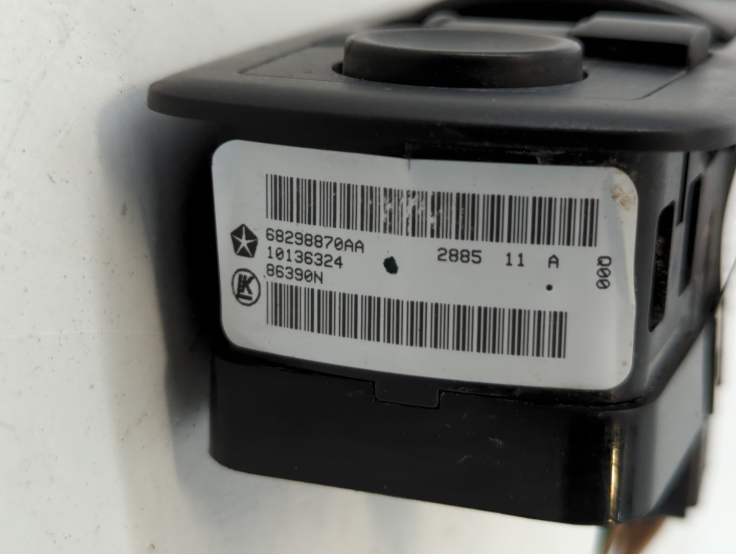 2016 Dodge Caravan Master Power Window Switch Replacement Driver Side Left P/N:68298870AA Fits Fits 2012 2013 2014 2015 OEM 