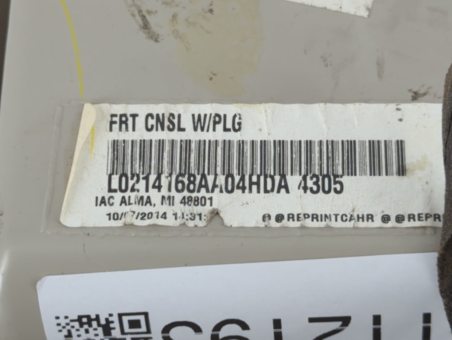 2016 Dodge Caravan Overhead Roof Console 1112193 - Oemusedautoparts1.com