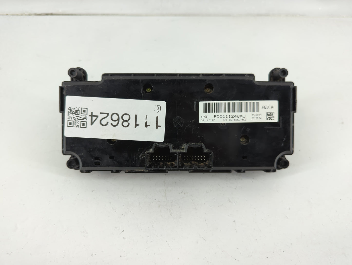 2016 Dodge Caravan Climate Control Module Temperature AC/Heater Replacement P/N:P55111240AJ Fits OEM Used Auto Parts - Oemus