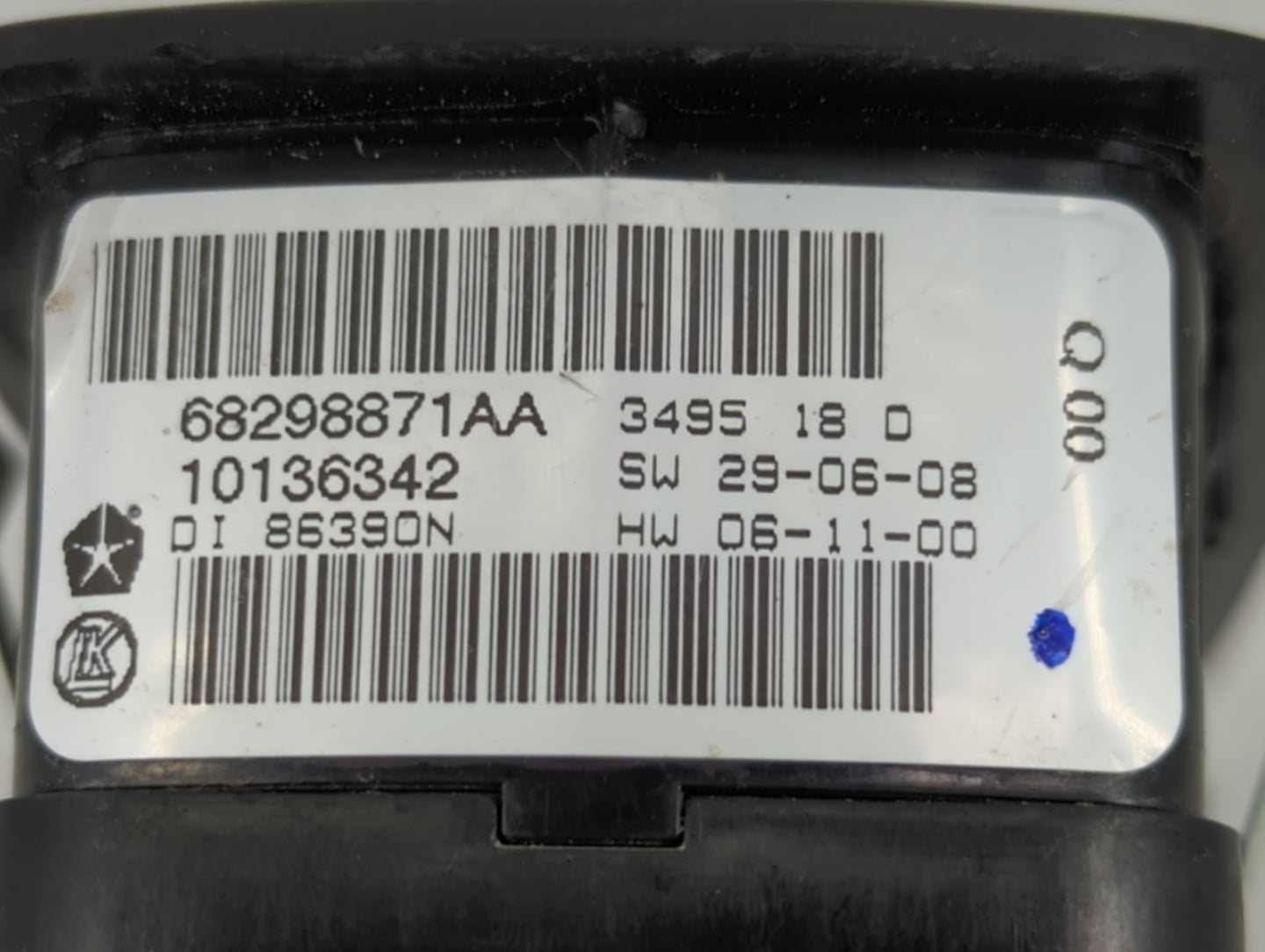 2016 Dodge Caravan Master Power Window Switch Replacement Driver Side Left P/N:68298871AA Fits Fits 2012 2013 2014 2015 OEM 