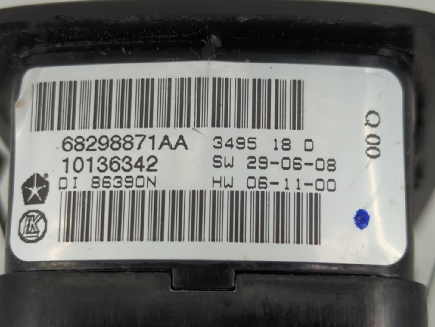 2016 Dodge Caravan Master Power Window Switch Replacement Driver Side Left P/N:68298871AA Fits Fits 2012 2013 2014 2015 OEM 