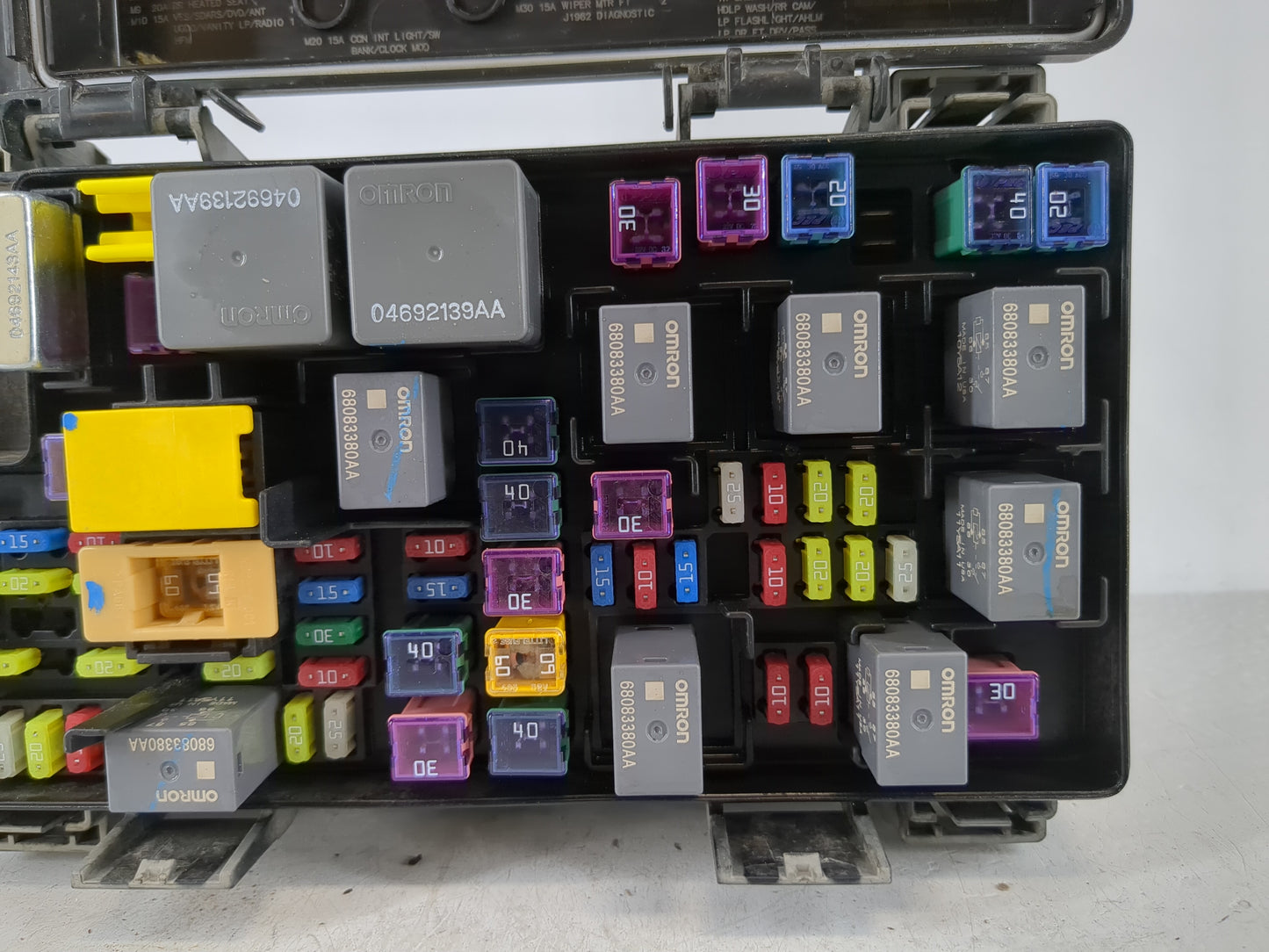 Dodge Caravan Fusebox Fuse Box Relay Module Tipm 68239606aa - Oemusedautoparts1.com