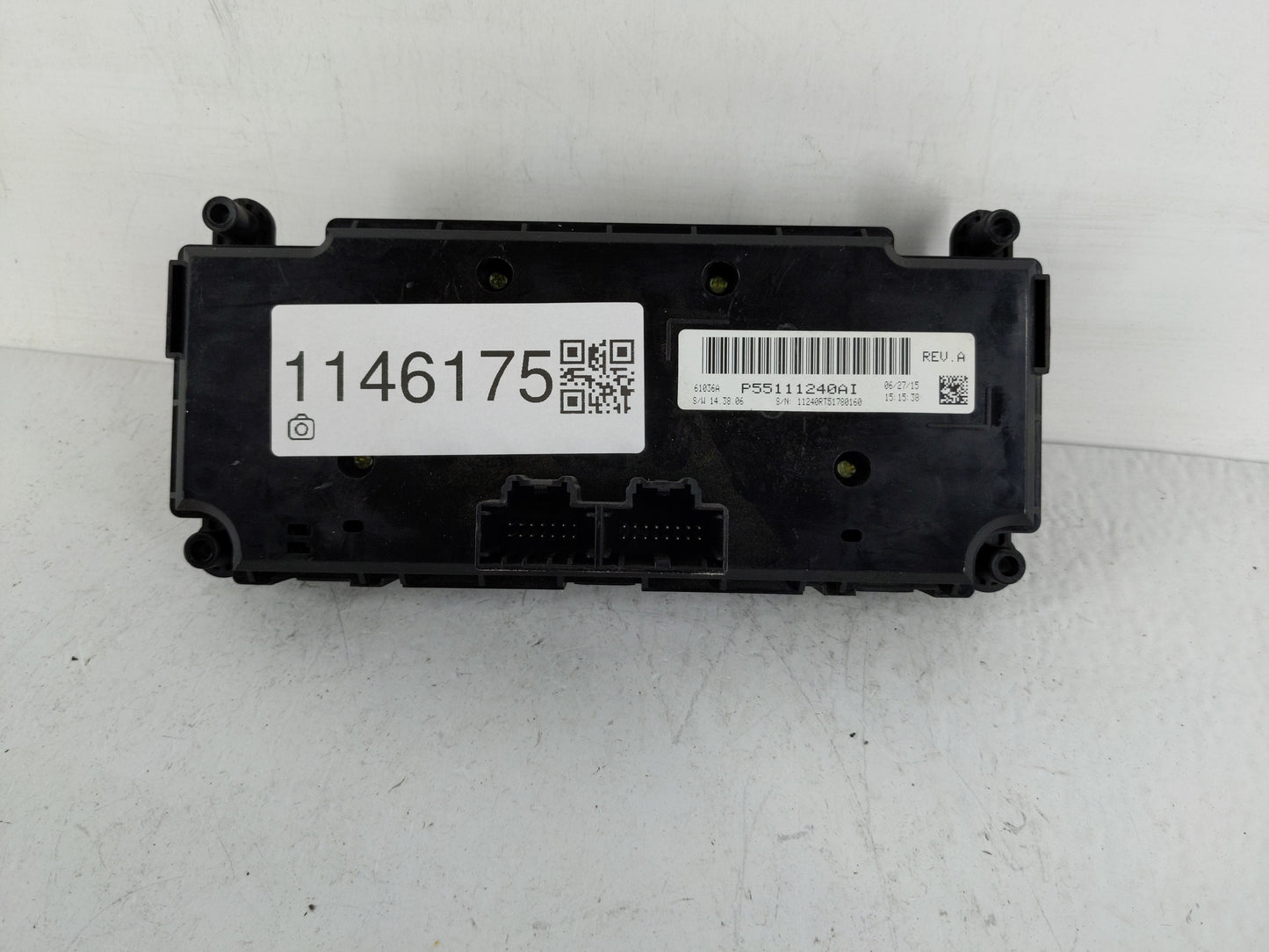 2016 Dodge Caravan Climate Control Module Temperature AC/Heater Replacement P/N:P55111240AI Fits OEM Used Auto Parts - Oemus