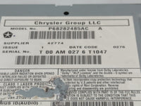 2016 Dodge Caravan Radio AM FM Cd Player Receiver Replacement P/N:P68282485AC Fits Fits 2012 2013 2014 2015 2017 2018 2019 2
