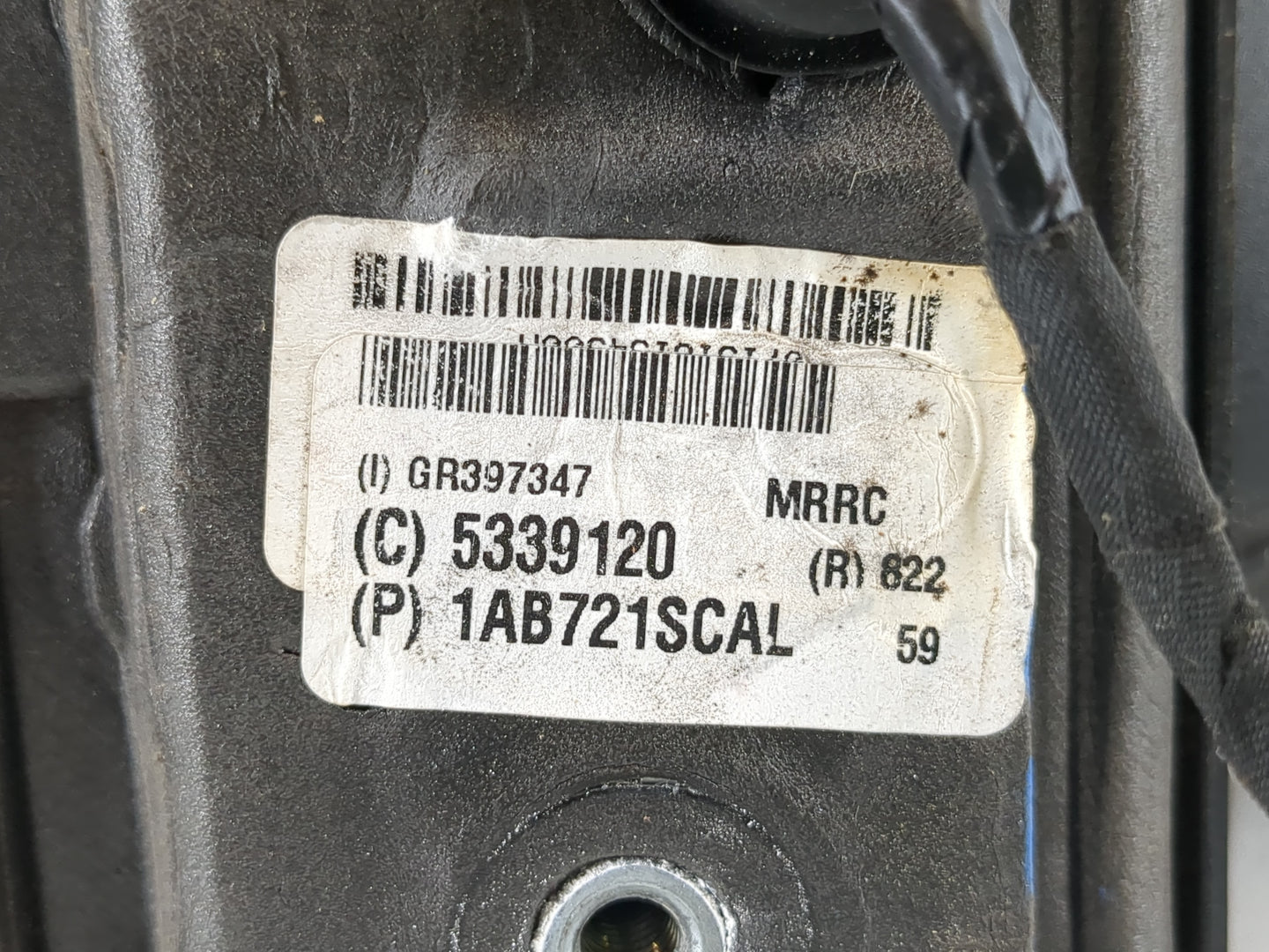 2016 Dodge Caravan Passenger Side View Mirror - Right Door Mirror OEM Used - Oemusedautoparts1.com