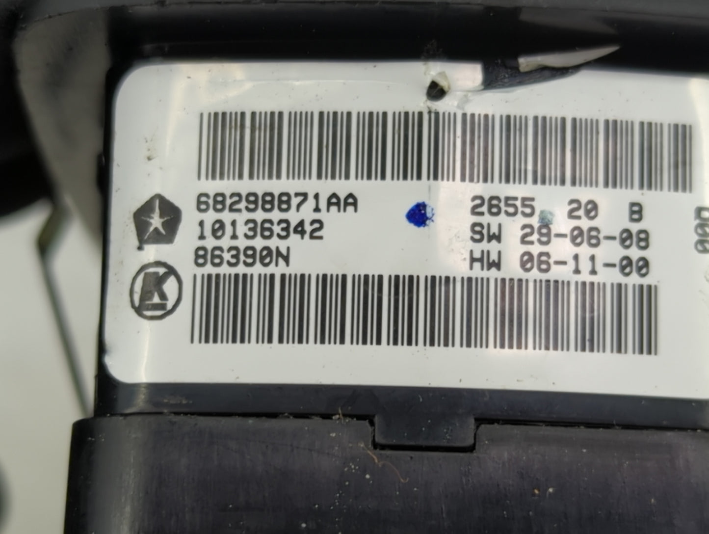 2016 Dodge Caravan Master Power Window Switch Replacement Driver Side Left P/N:10136342 Fits OEM Used Auto Parts - Oemusedau
