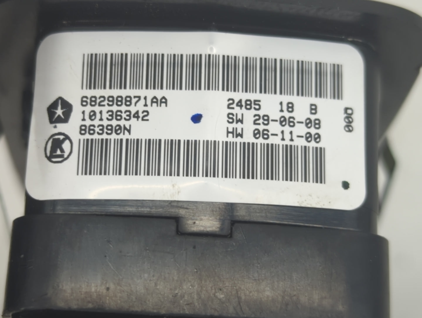 2016 Dodge Caravan Master Power Window Switch Replacement Driver Side Left P/N:68298871AA Fits Fits 2012 2013 2014 2015 OEM 