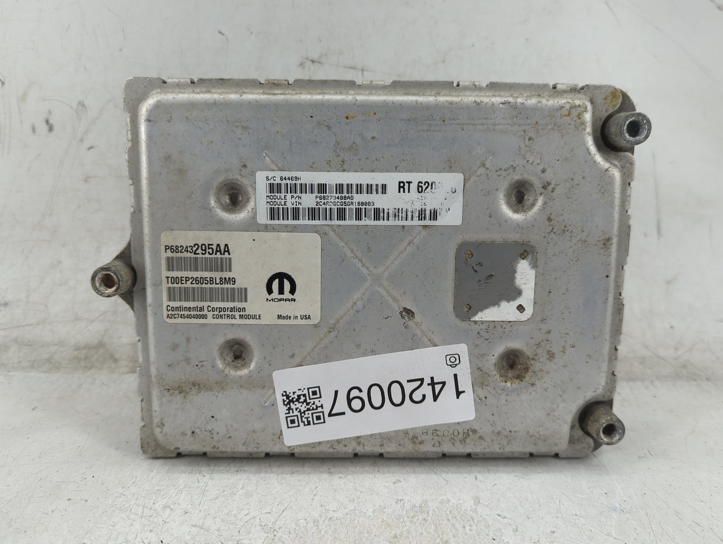 2016 Dodge Caravan PCM Engine Control Computer ECU ECM PCU OEM P/N:P68243295AA P68273488AB Fits Fits 2017 2018 2019 2020 OEM