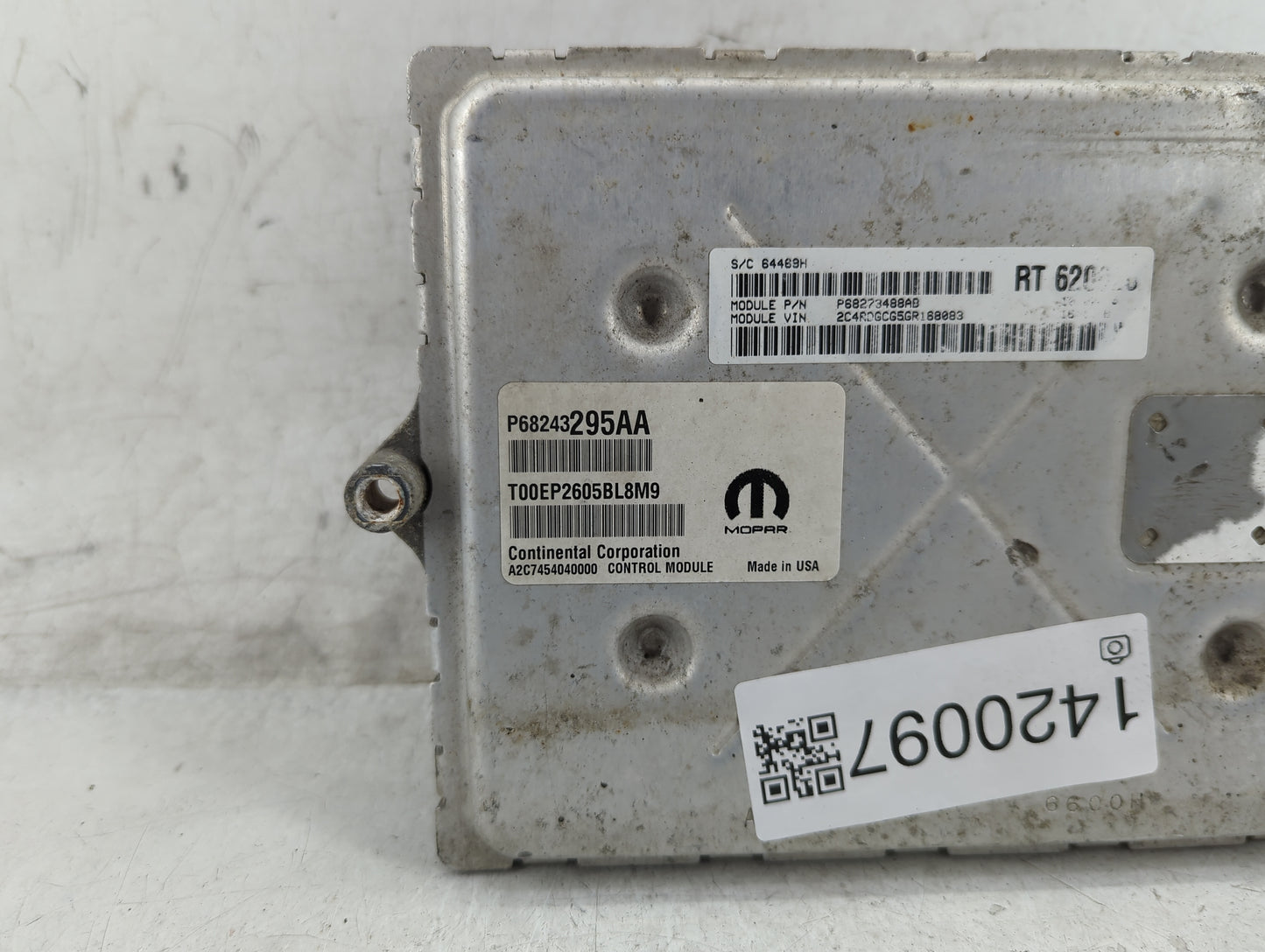 2016 Dodge Caravan PCM Engine Control Computer ECU ECM PCU OEM P/N:P68243295AA P68273488AB Fits Fits 2017 2018 2019 2020 OEM
