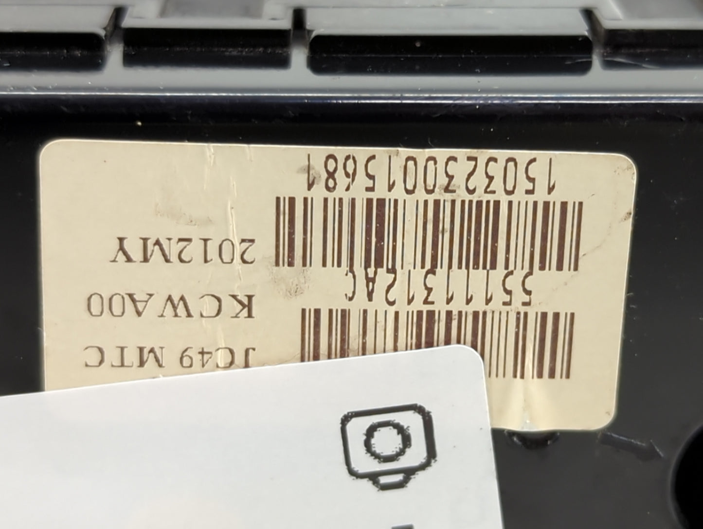 2016 Dodge Caravan Climate Control Module Temperature AC/Heater Replacement P/N:55111312AC JC49 MTC Fits OEM Used Auto Parts