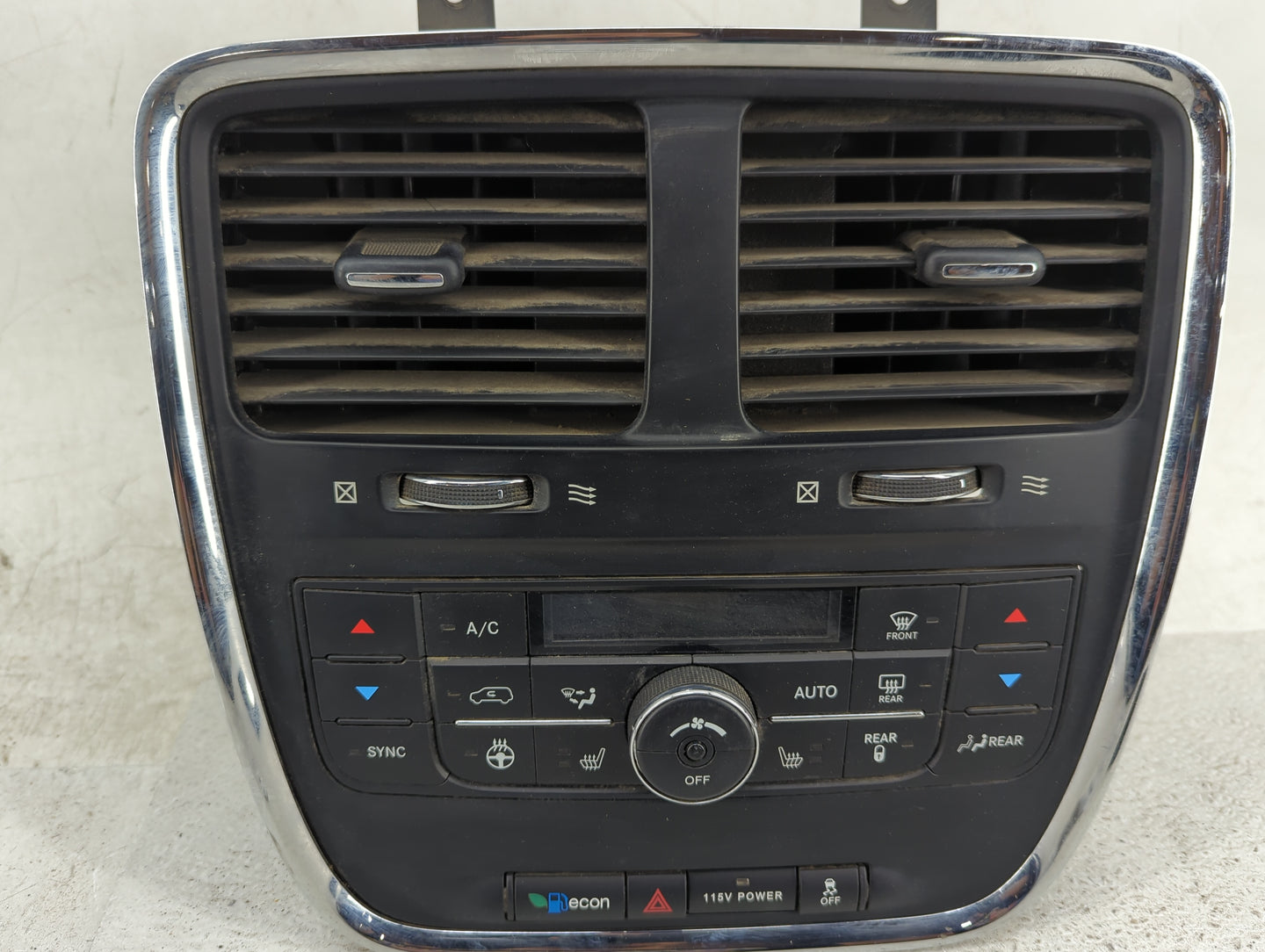2016 Dodge Caravan Climate Control Module Temperature AC/Heater Replacement P/N:55111367AH Fits OEM Used Auto Parts - Oemuse