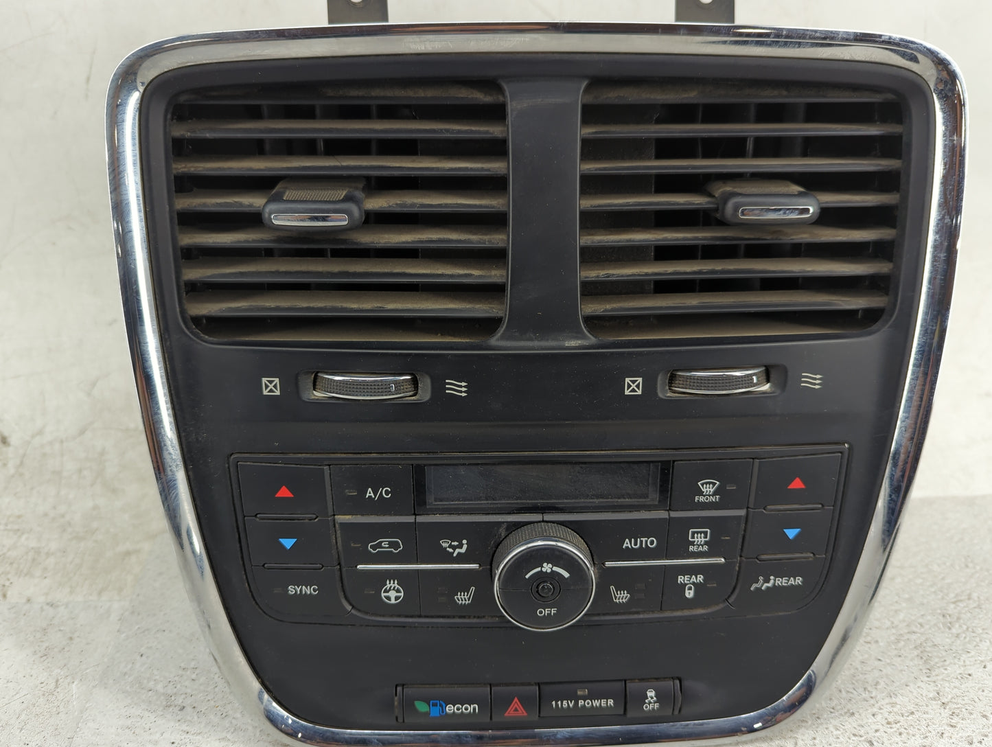 2016 Dodge Caravan Climate Control Module Temperature AC/Heater Replacement P/N:55111367AH Fits OEM Used Auto Parts - Oemuse