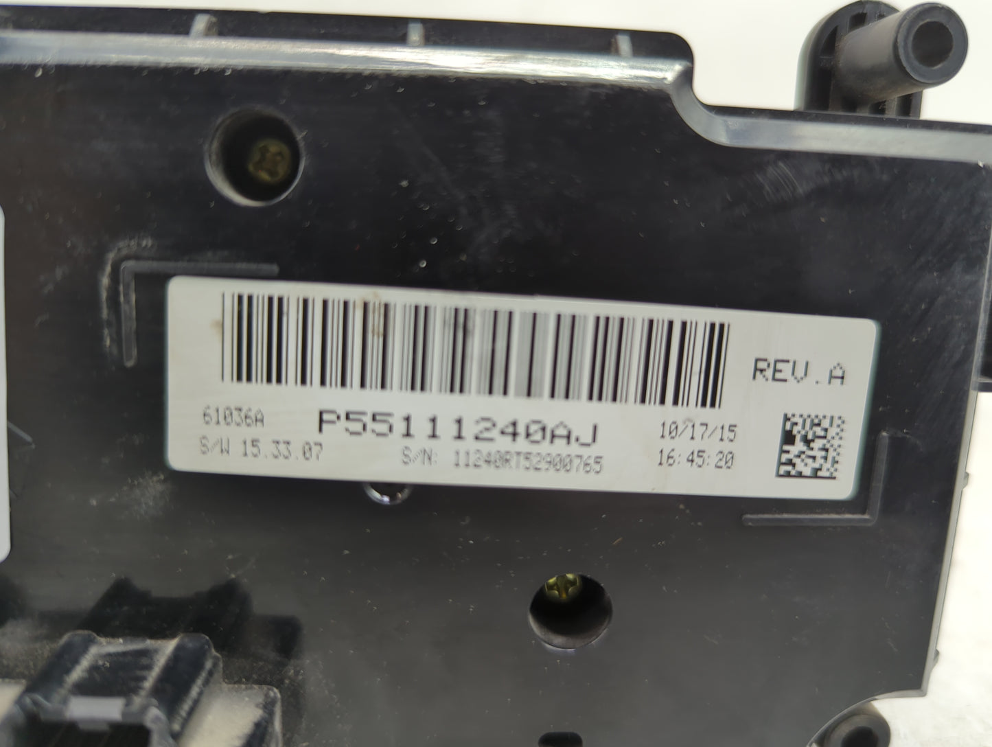 2016 Dodge Caravan Climate Control Module Temperature AC/Heater Replacement P/N:P55111240AJ Fits OEM Used Auto Parts - Oemus