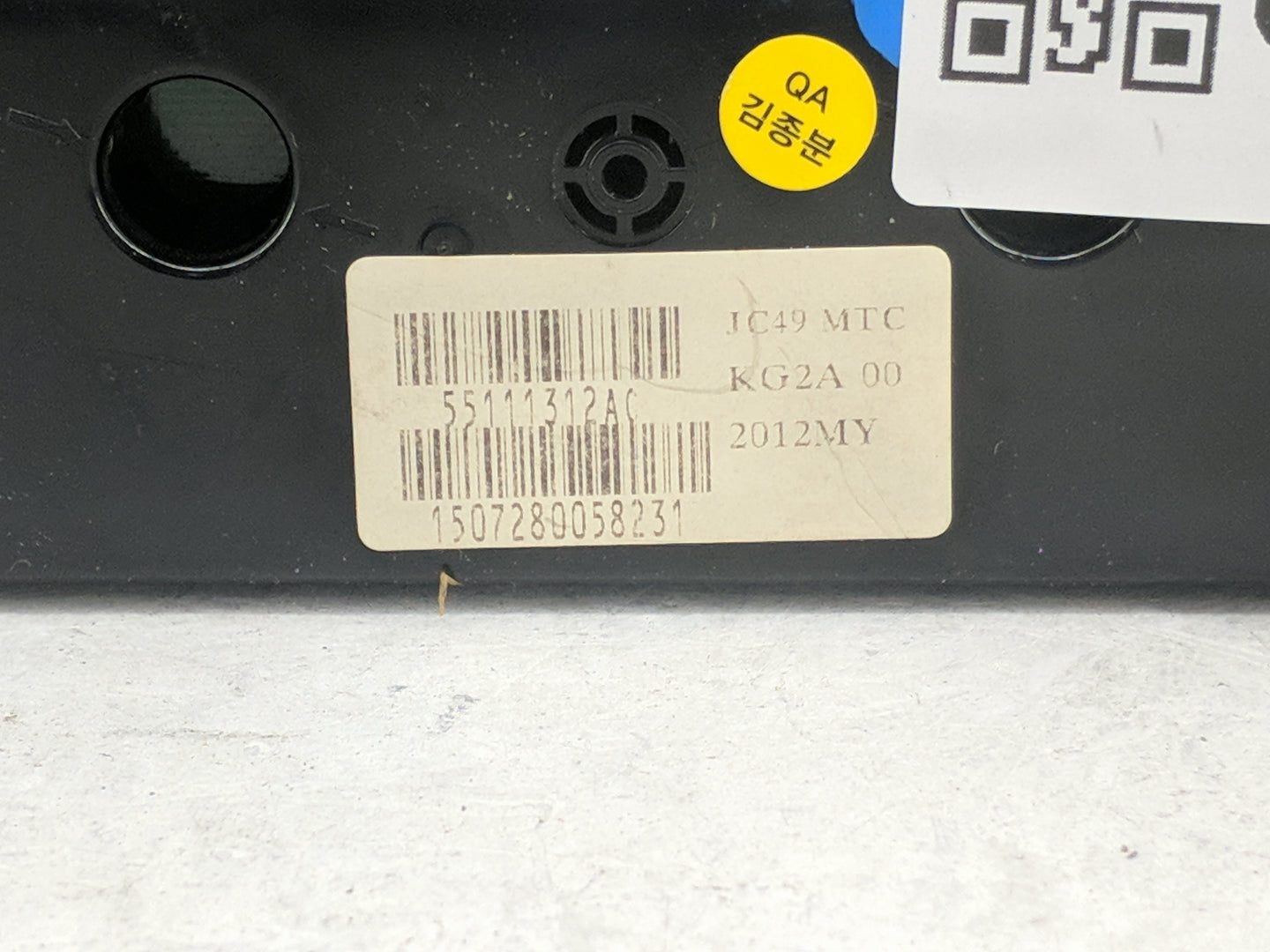 2016 Dodge Caravan Climate Control Module Temperature AC/Heater Replacement P/N:55111312AC JC49 MTC Fits OEM Used Auto Parts