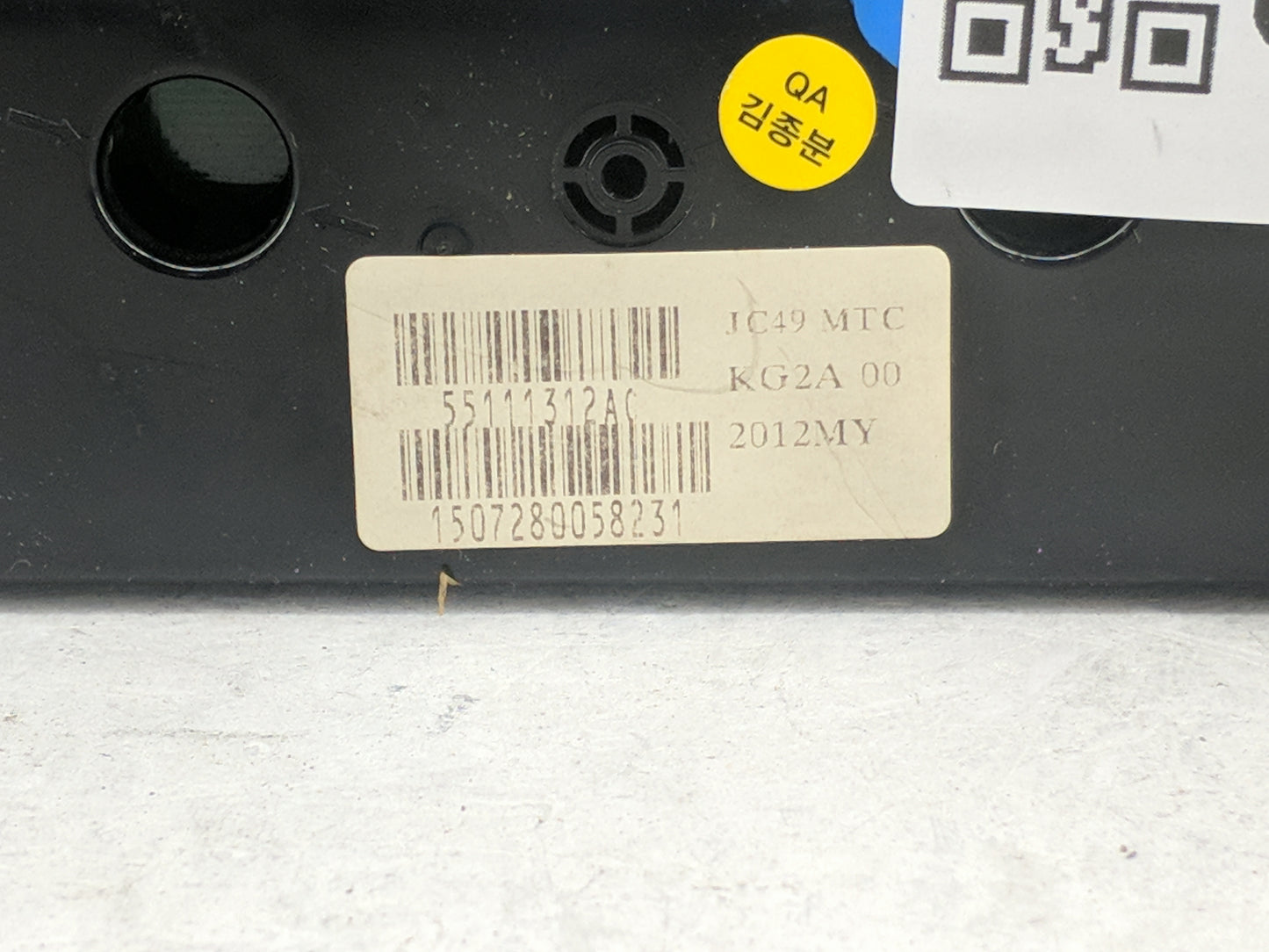 2016 Dodge Caravan Climate Control Module Temperature AC/Heater Replacement P/N:55111312AC JC49 MTC Fits OEM Used Auto Parts