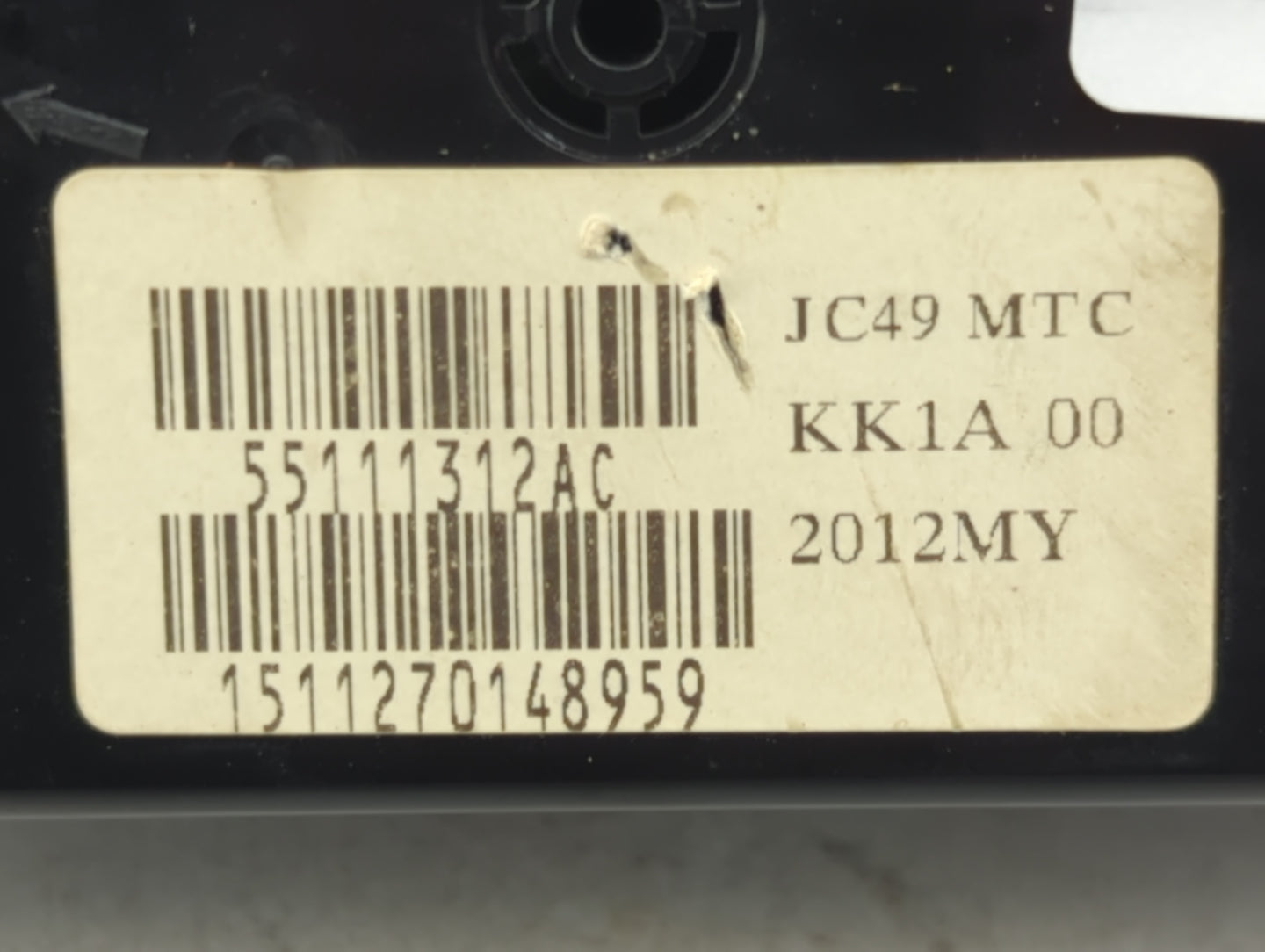 2016 Dodge Caravan Climate Control Module Temperature AC/Heater Replacement P/N:55111312AC 1511270148959 Fits OEM Used Auto 