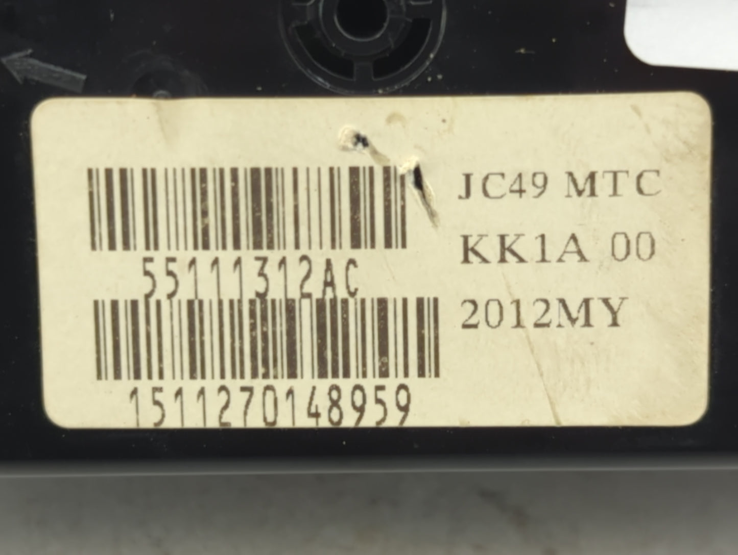 2016 Dodge Caravan Climate Control Module Temperature AC/Heater Replacement P/N:55111312AC 1511270148959 Fits OEM Used Auto 