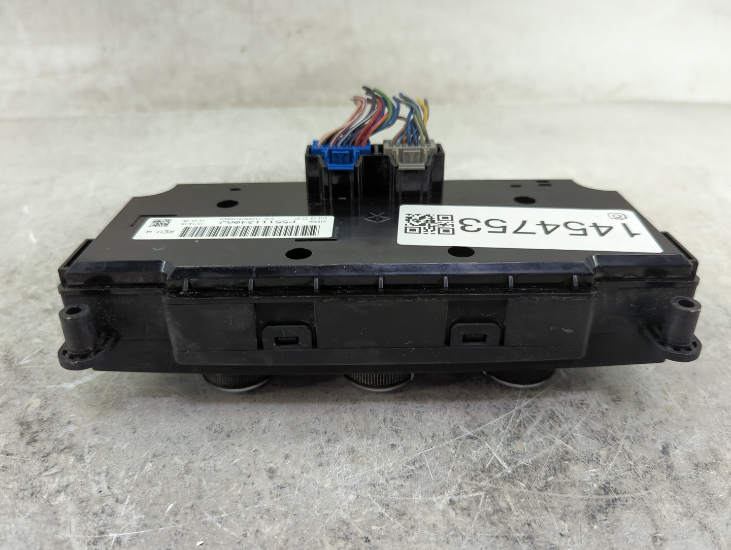 2016 Dodge Caravan Ac Heater Climate Control P55111240aj - Oemusedautoparts1.com