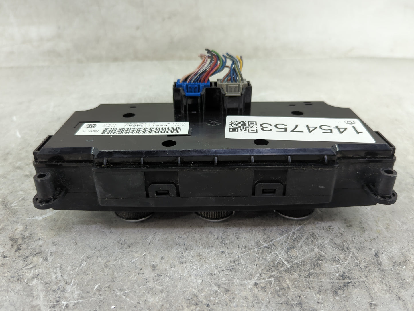 2016 Dodge Caravan Ac Heater Climate Control P55111240aj - Oemusedautoparts1.com