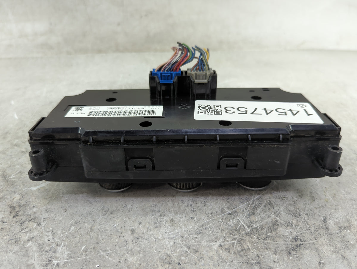 2016 Dodge Caravan Ac Heater Climate Control P55111240aj - Oemusedautoparts1.com