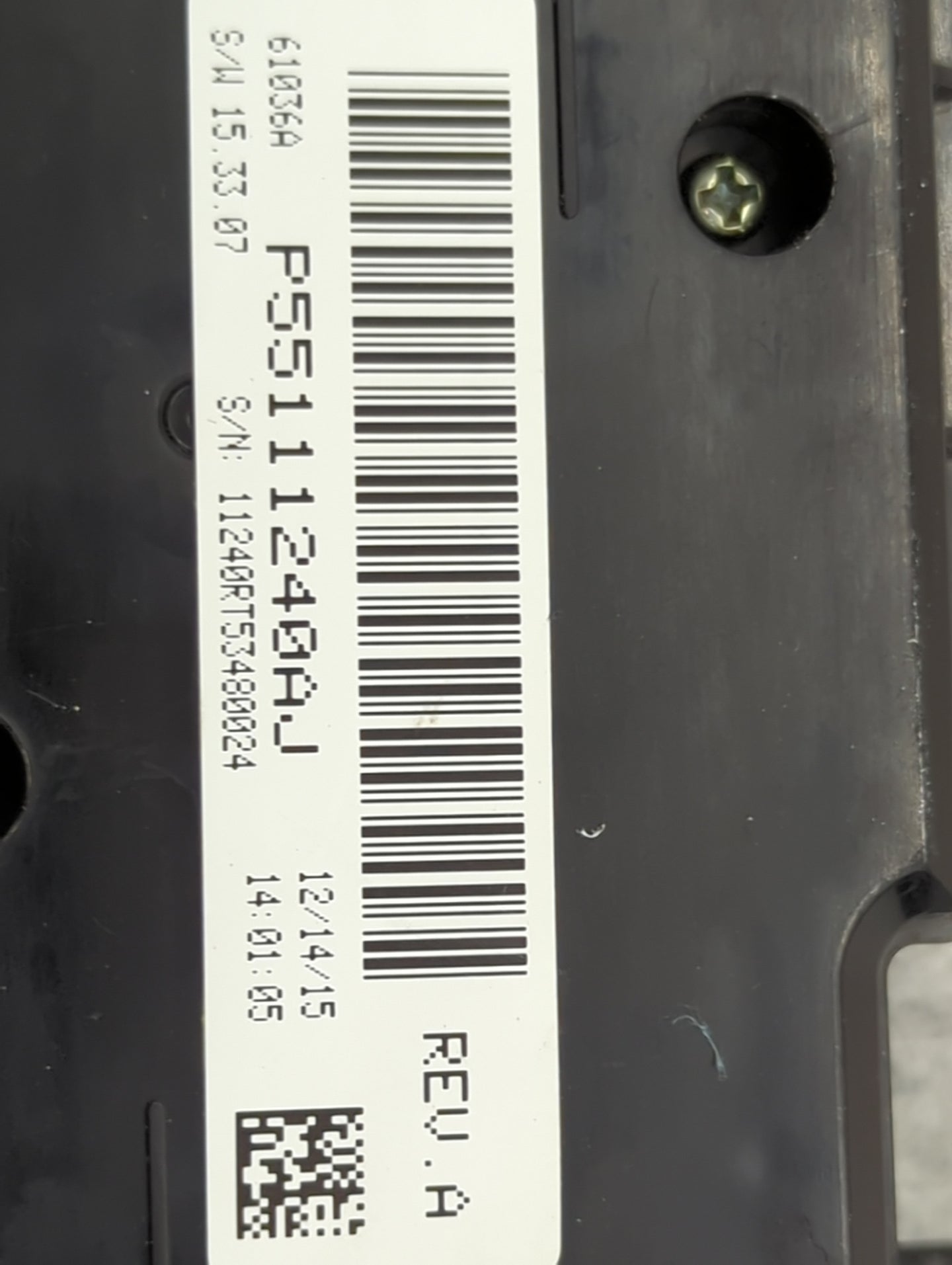 2016 Dodge Caravan Ac Heater Climate Control P55111240aj - Oemusedautoparts1.com