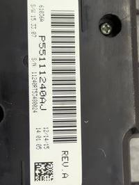 2016 Dodge Caravan Ac Heater Climate Control P55111240aj - Oemusedautoparts1.com