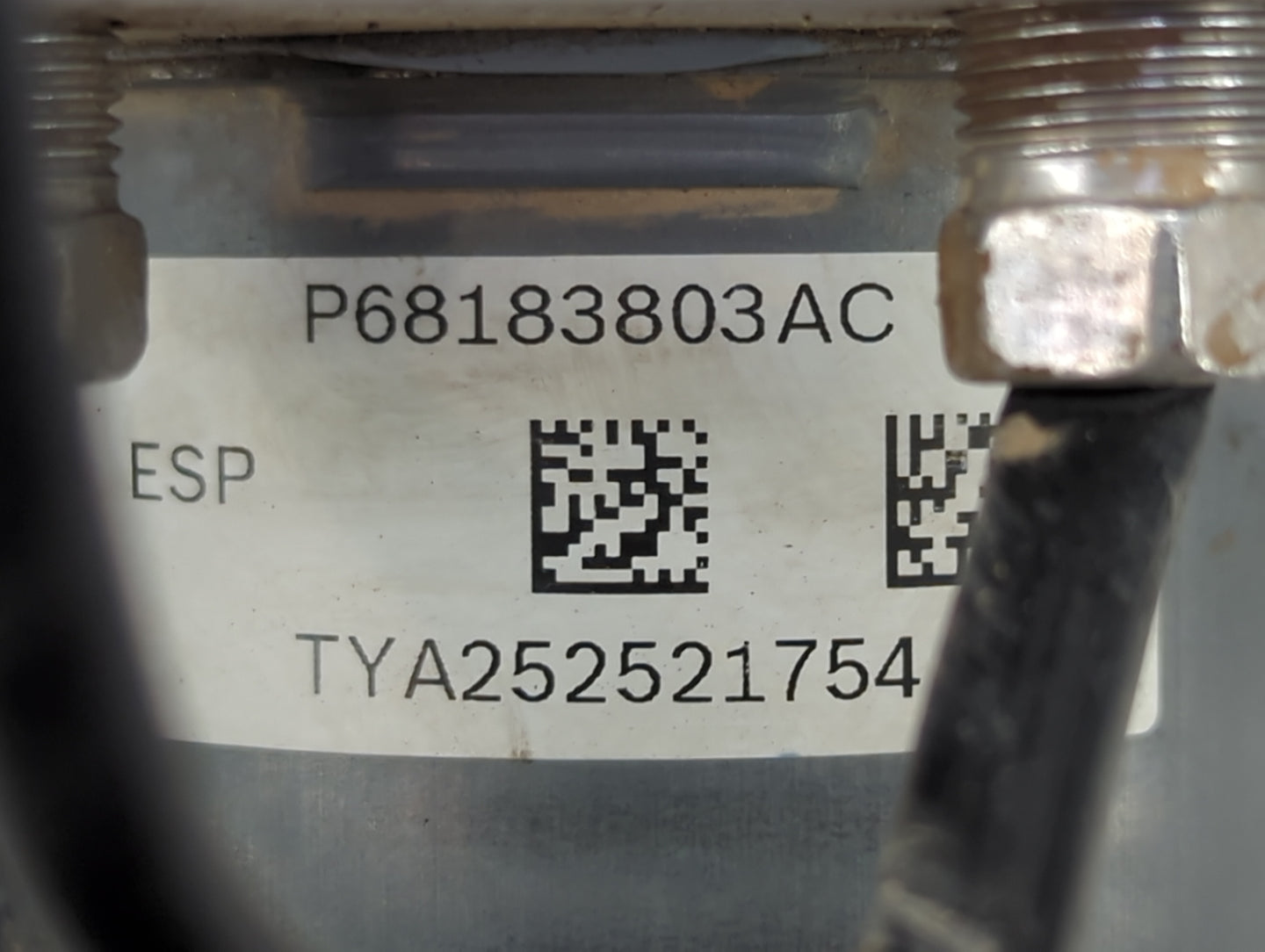 2016 Dodge Caravan ABS Pump Control Module Replacement P/N:P68183803AC TYA252521754 Fits Fits 2015 2017 2018 2019 2020 OEM U