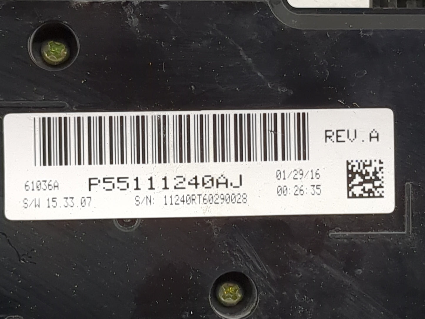 2016 Dodge Caravan Climate Control Module Temperature AC/Heater Replacement P/N:P55111240AJ Fits OEM Used Auto Parts - Oemus