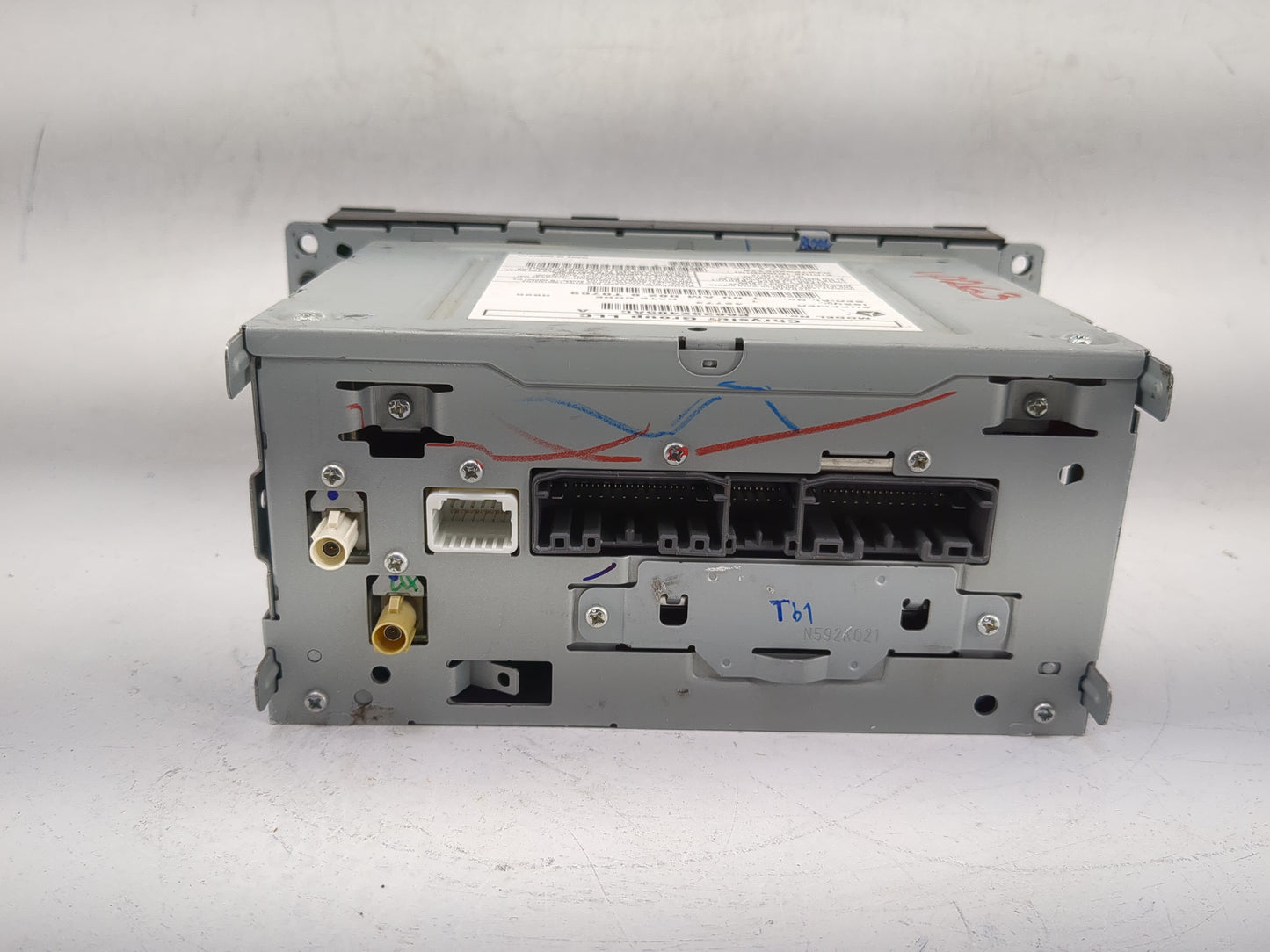2016 Dodge Caravan Radio AM FM Cd Player Receiver Replacement P/N:P68282485AC Fits Fits 2012 2013 2014 2015 2017 2018 2019 2