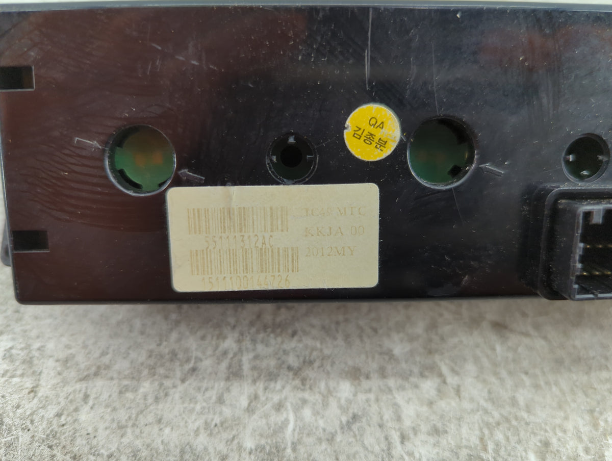 2016 Dodge Caravan Climate Control Module Temperature AC/Heater Replacement P/N:55111312AC 1511100144726 Fits OEM Used Auto 