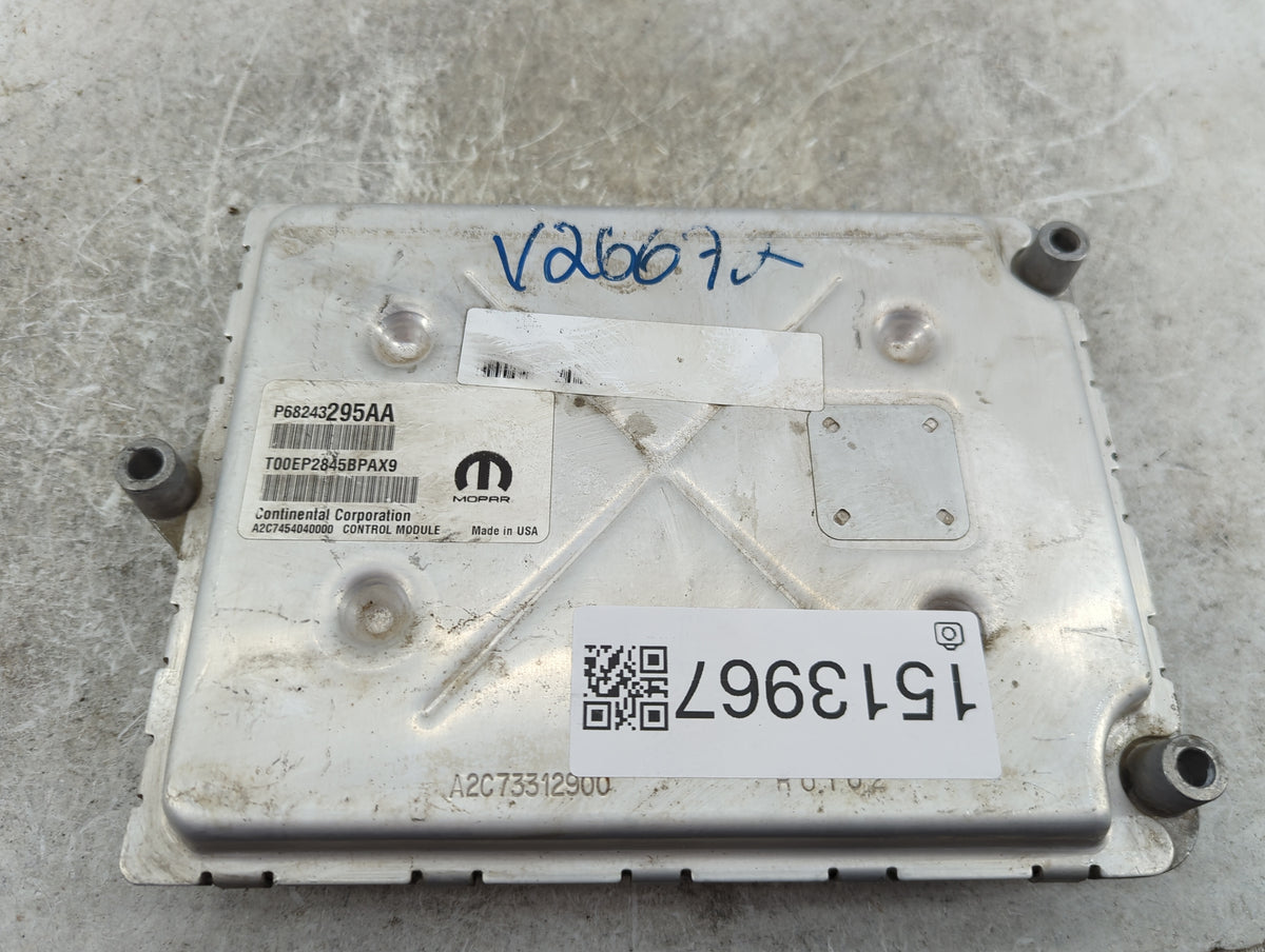 2016 Dodge Caravan PCM Engine Control Computer ECU ECM PCU OEM P/N:P68243295AA T00EP2845BPAX9 Fits Fits 2017 2018 2019 2020 