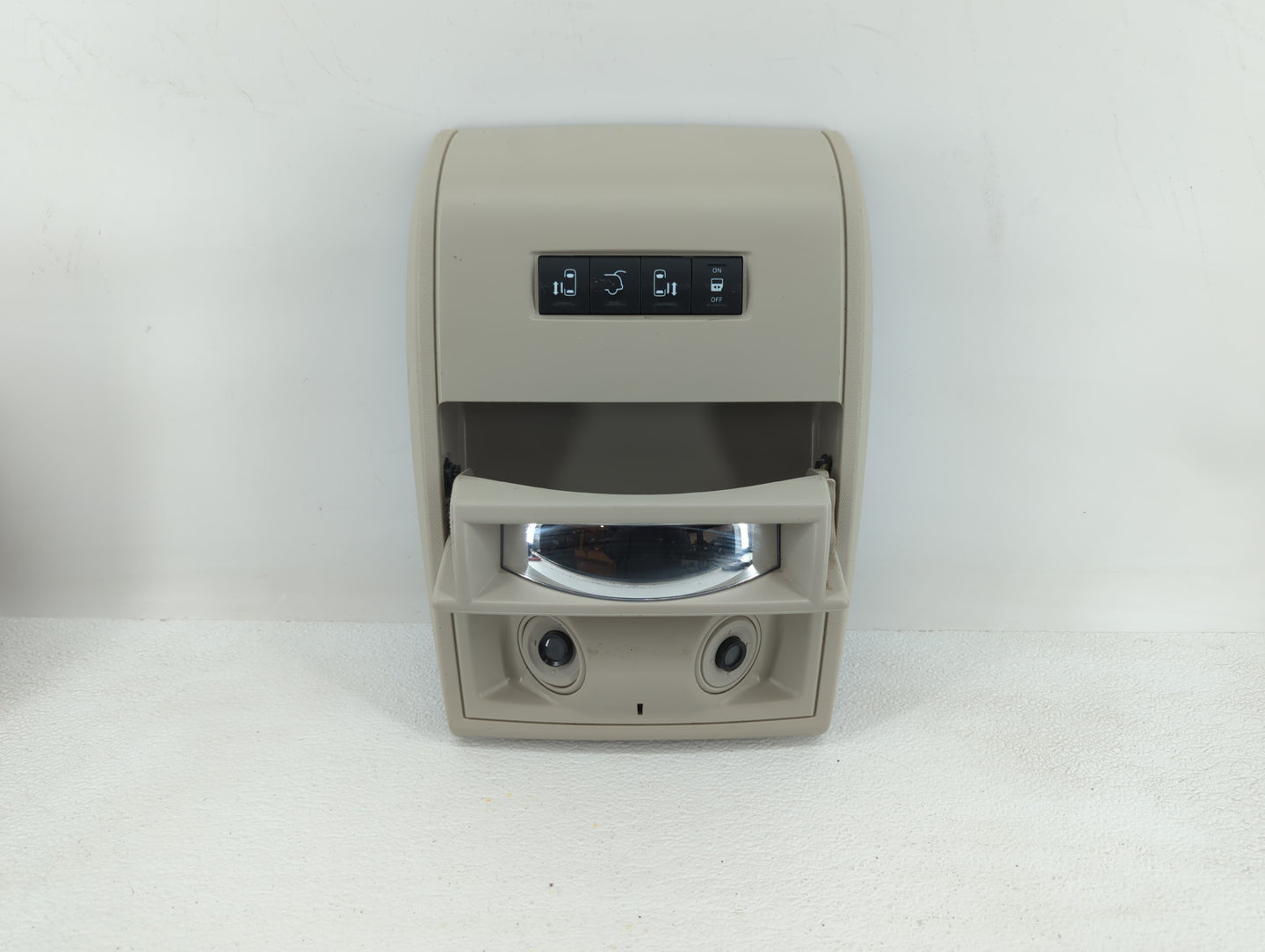 2016 Dodge Caravan Overhead Roof Console Light Beige - Oemusedautoparts1.com