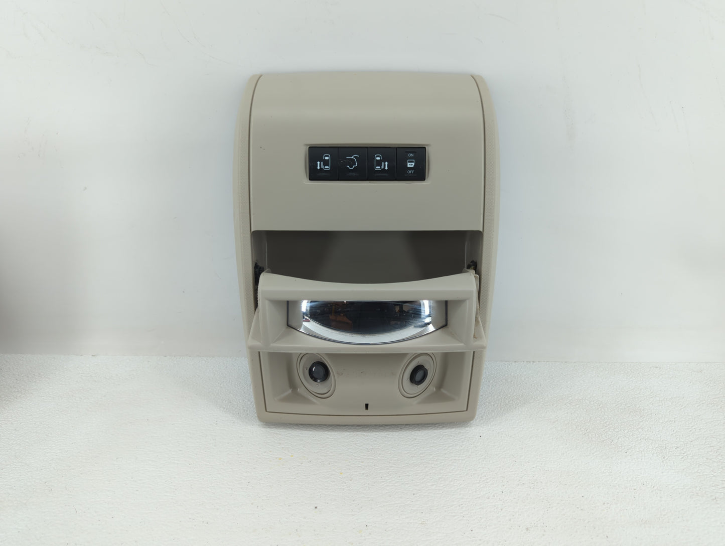 2016 Dodge Caravan Overhead Roof Console Light Beige - Oemusedautoparts1.com