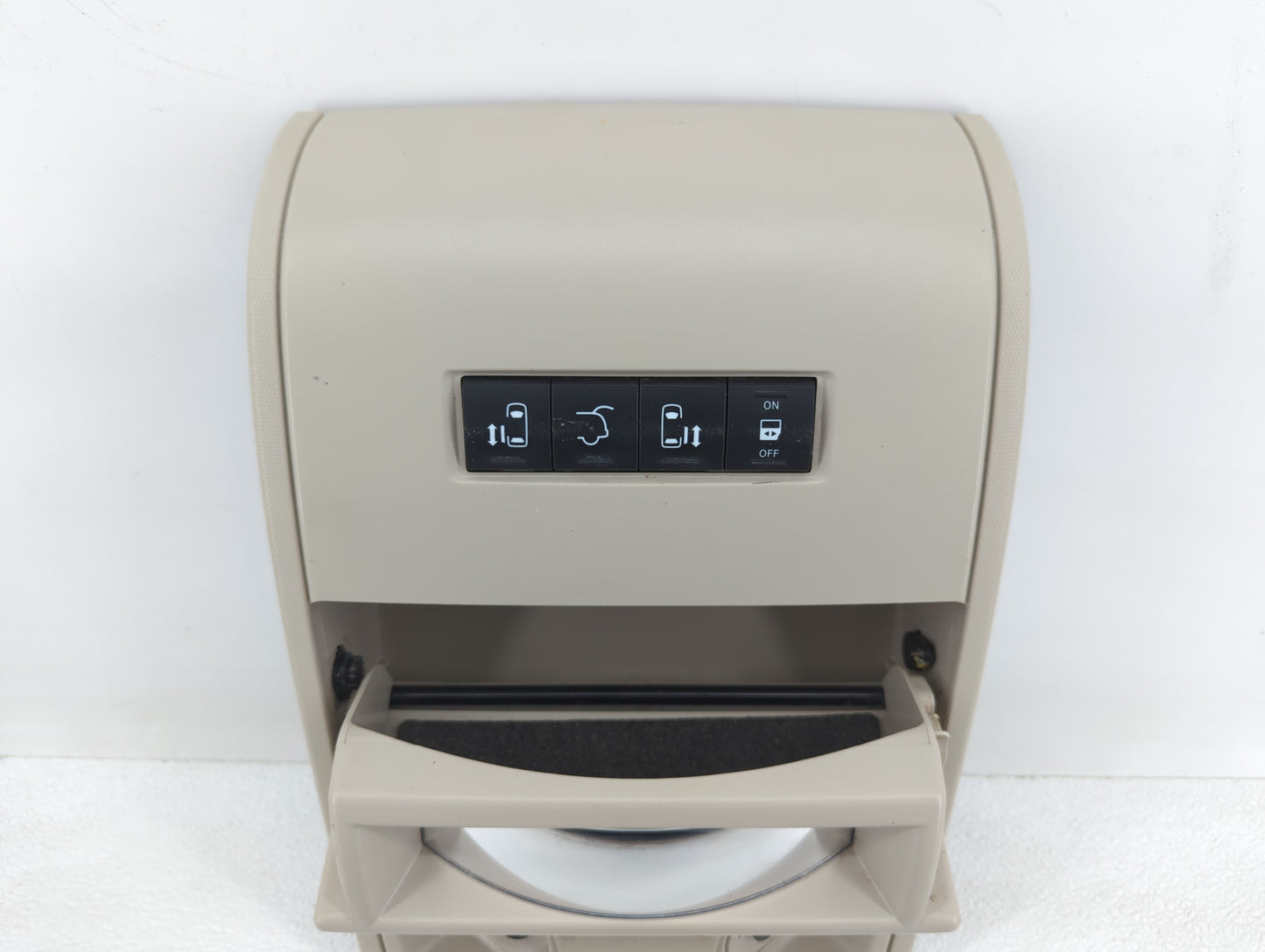 2016 Dodge Caravan Overhead Roof Console Light Beige - Oemusedautoparts1.com