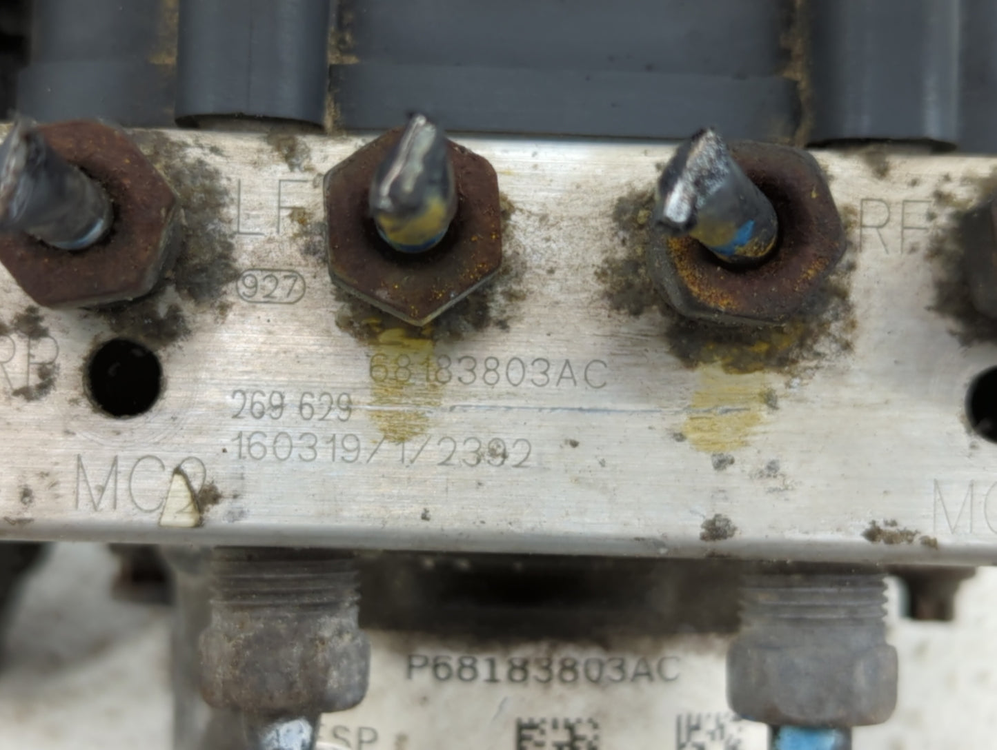 2016 Dodge Caravan ABS Pump Control Module Replacement P/N:68183803AD P68443867AA, 68183803AC Fits Fits 2015 2017 2018 2019 