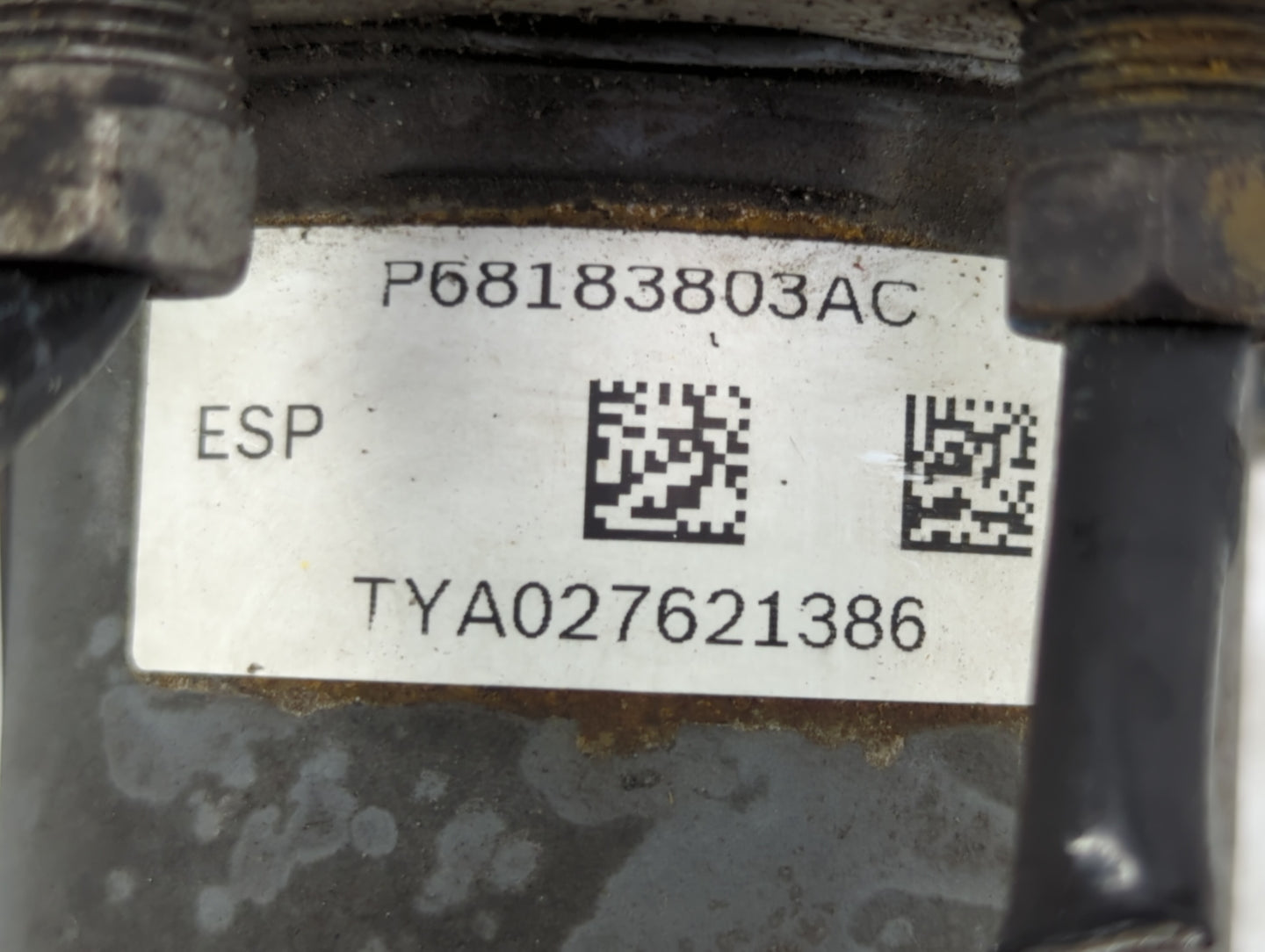 2016 Dodge Caravan ABS Pump Control Module Replacement P/N:P68049120AB 68183803AD, P68443867AA Fits Fits 2015 2017 2018 2019