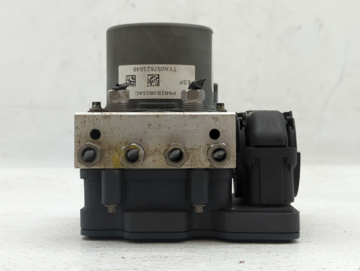 2016 Dodge Caravan Anti-Lock Brake ABS Pump Module Actuator OEM P/N:68183803AC Fits Fits 2015 2017 2018 2019 2020 OEM Used A