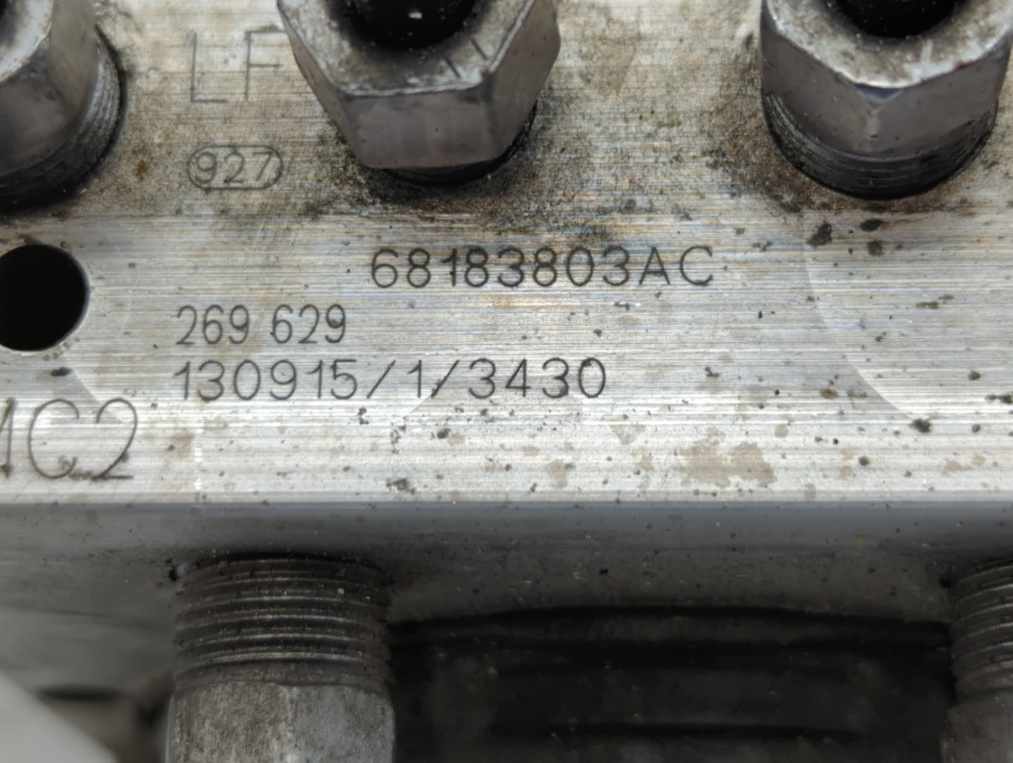 2016 Dodge Caravan ABS Pump Control Module Replacement P/N:68183803AC P68183803AC Fits Fits 2015 2017 2018 2019 2020 OEM Use