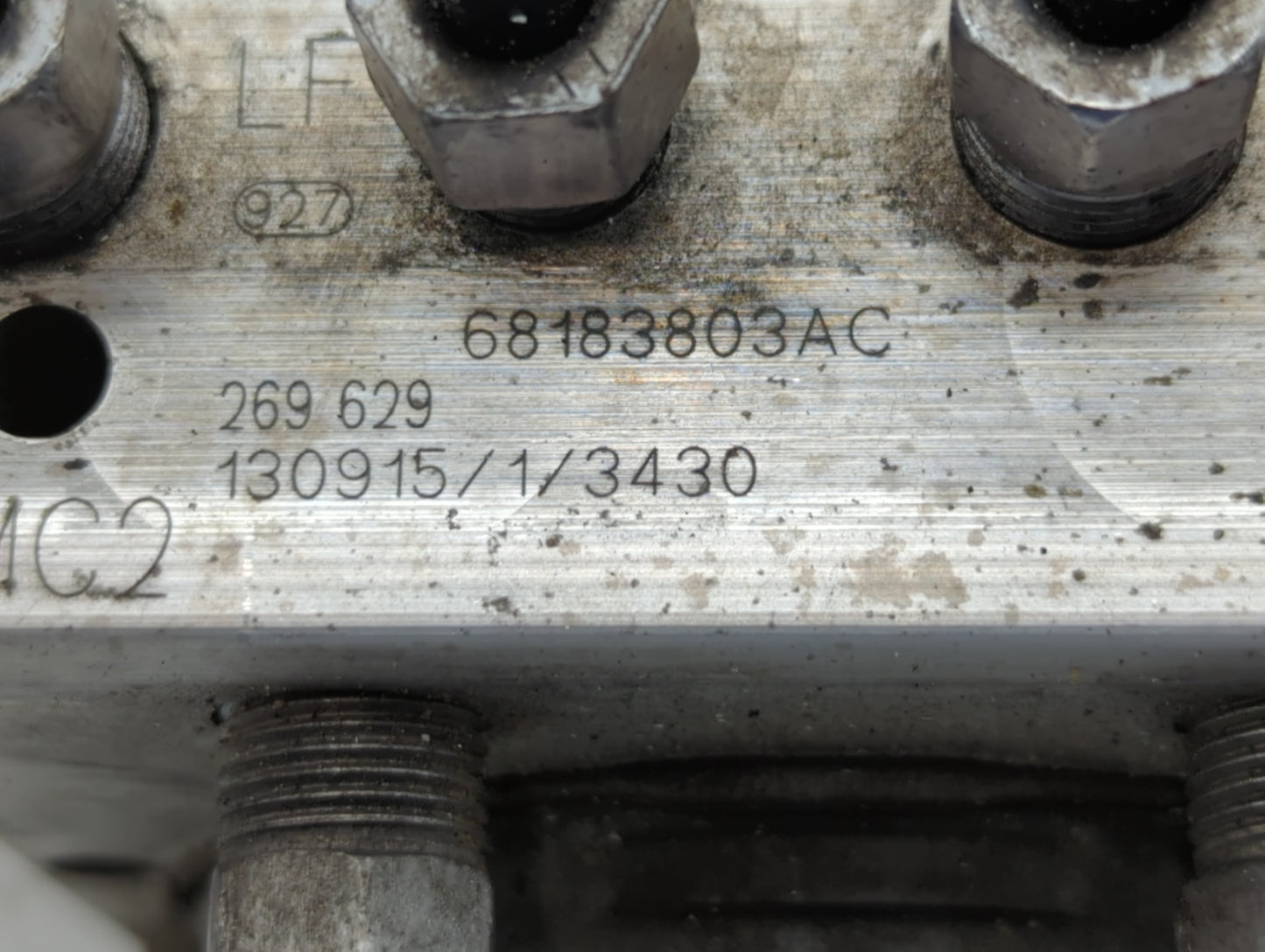 2016 Dodge Caravan ABS Pump Control Module Replacement P/N:68183803AC P68183803AC Fits Fits 2015 2017 2018 2019 2020 OEM Use