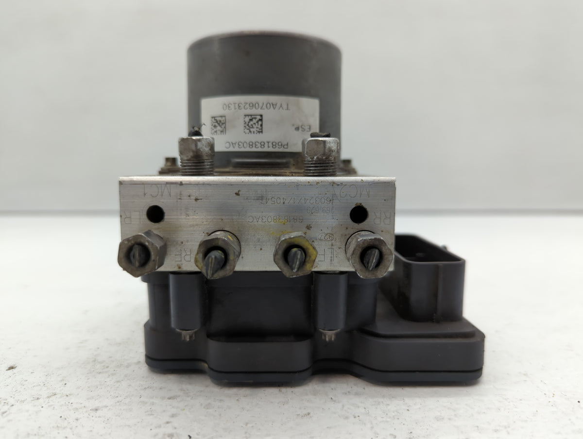 2016 Dodge Caravan Anti-Lock Brake ABS Pump Module Actuator OEM P/N:68183803AC Fits Fits 2015 2017 2018 2019 2020 OEM Used A
