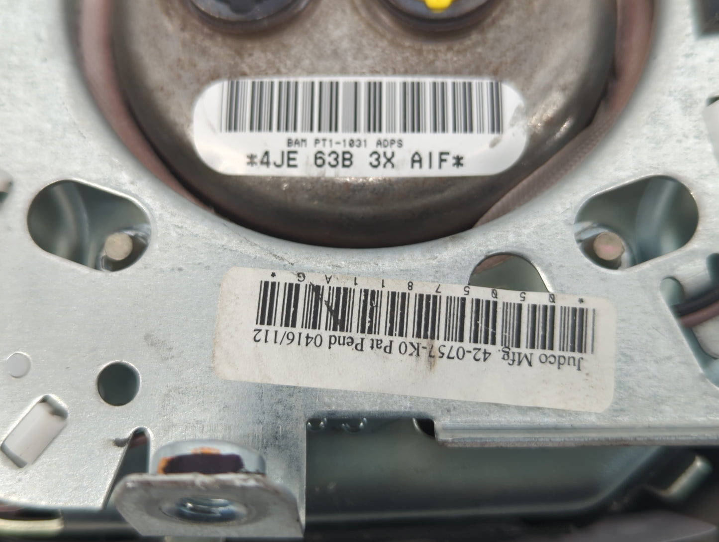 2016 Dodge Caravan Air Bag Driver Left Steering Wheel Mounted Fits Fits 2013 2014 2015 2017 2018 2019 2020 OEM Used Auto Par