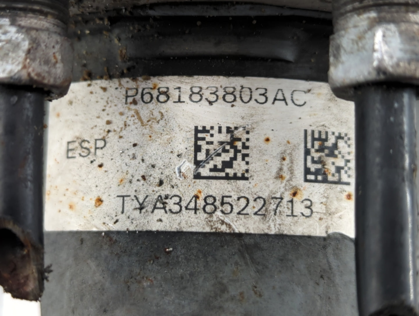 2016 Dodge Caravan ABS Pump Control Module Replacement P/N:P68183803AC Fits Fits 2015 2017 2018 2019 2020 OEM Used Auto Part