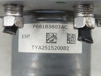2016 Dodge Caravan Anti-Lock Brake ABS Pump Module Actuator OEM P/N:P68183803AC Fits Fits 2015 2017 2018 2019 2020 OEM Used 