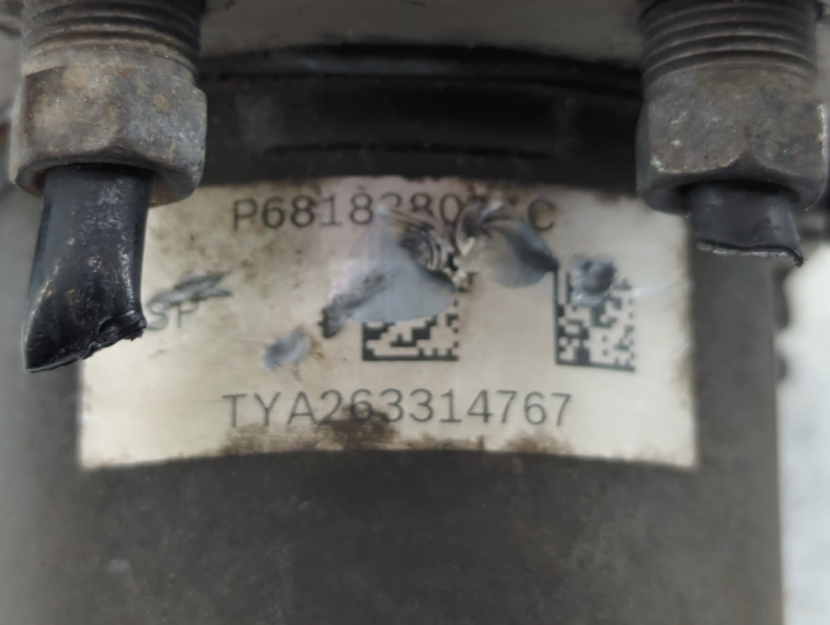 2016 Dodge Caravan Anti-Lock Brake ABS Pump Module Actuator OEM P/N:P68183803AC Fits Fits 2015 2017 2018 2019 2020 OEM Used 