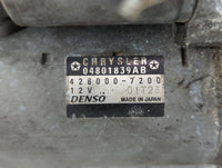 2016 Dodge Caravan Car Starter Motor Solenoid OEM P/N:428000-7200 04801839AB Fits OEM Used Auto Parts - Oemusedautoparts1.co