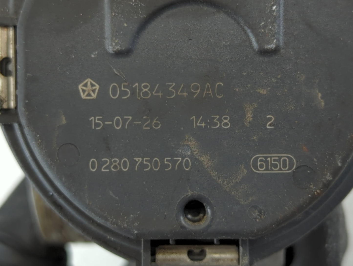 2016 Dodge Caravan Throttle Body P/N:05184349AC Fits Fits 2011 2012 2013 2014 2015 2017 2018 2019 2020 2021 2022 OEM Used Au