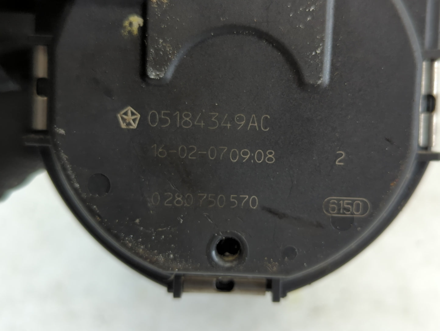2016 Dodge Caravan Throttle Body P/N:05184349AC 0 280 750 570 Fits Fits 2011 2012 2013 2014 2015 2017 2018 2019 2020 2021 20