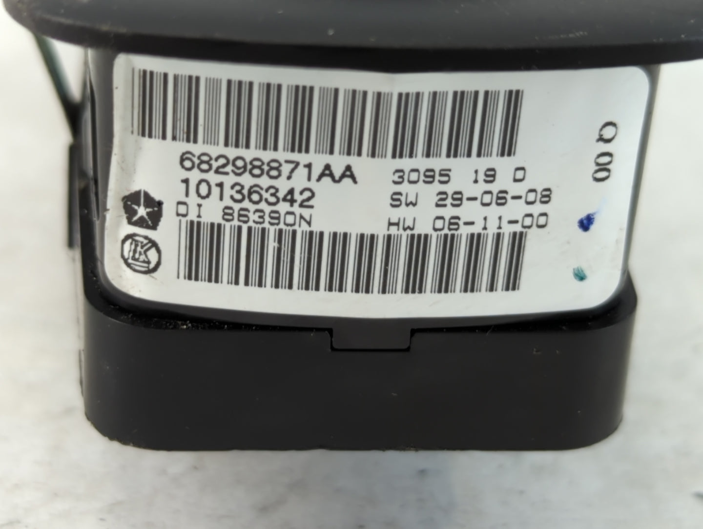 2016 Dodge Caravan Master Power Window Switch Replacement Driver Side Left P/N:68298871AA Fits Fits 2012 2013 2014 2015 OEM 