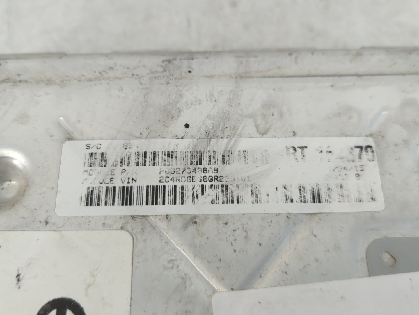 2016 Dodge Caravan PCM Engine Control Computer ECU ECM PCU OEM P/N:P68243295AA Fits Fits 2017 2018 2019 2020 OEM Used Auto P